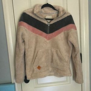 womens trendy simply southern fluffy pull-over